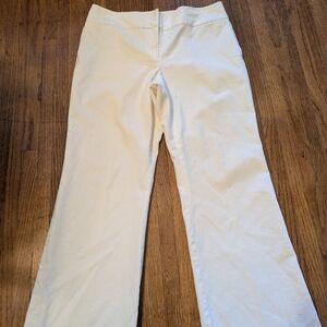 Ann Taylor Cream Trousers